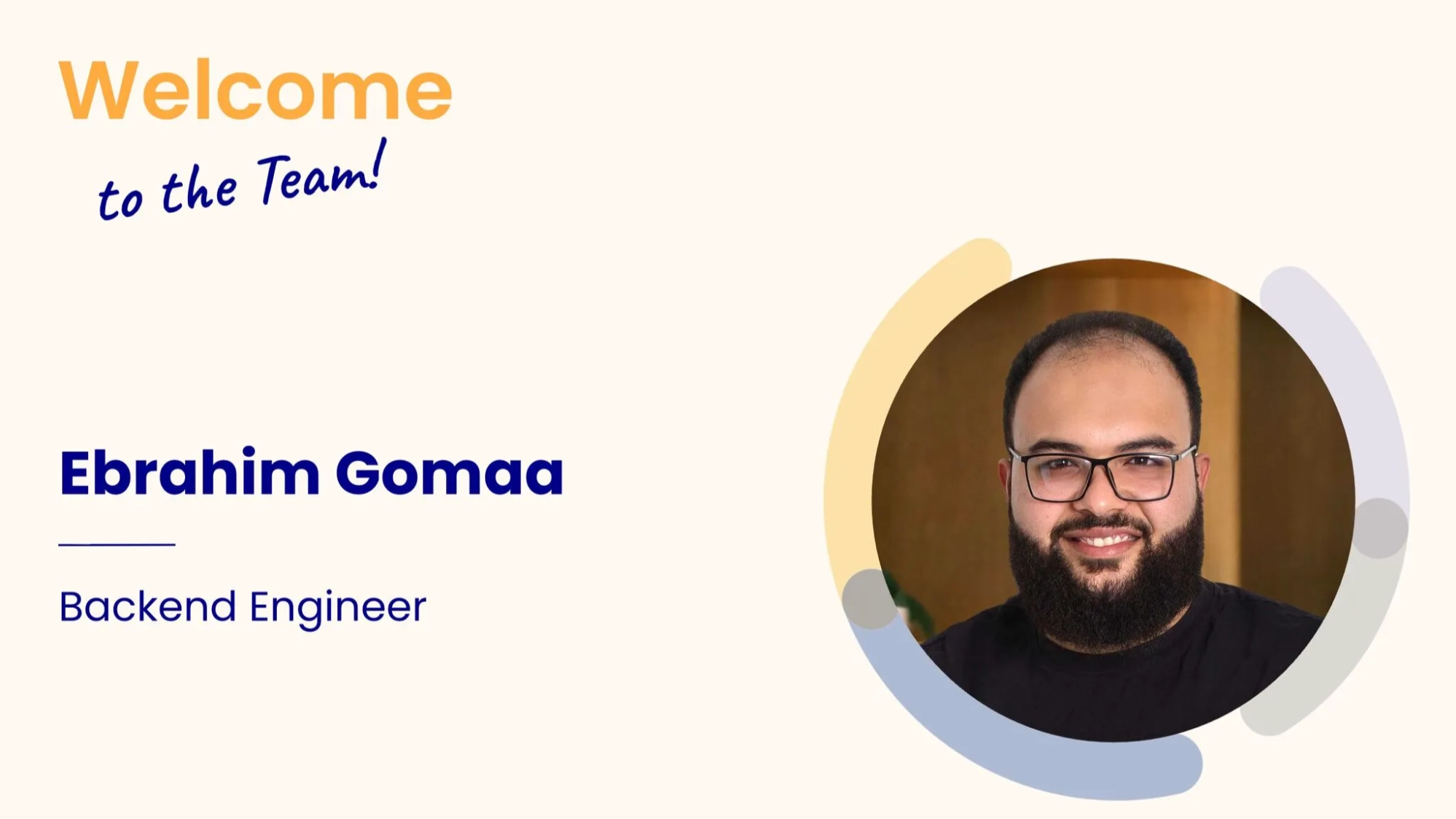Growing the team: Welcome, Ebrahim