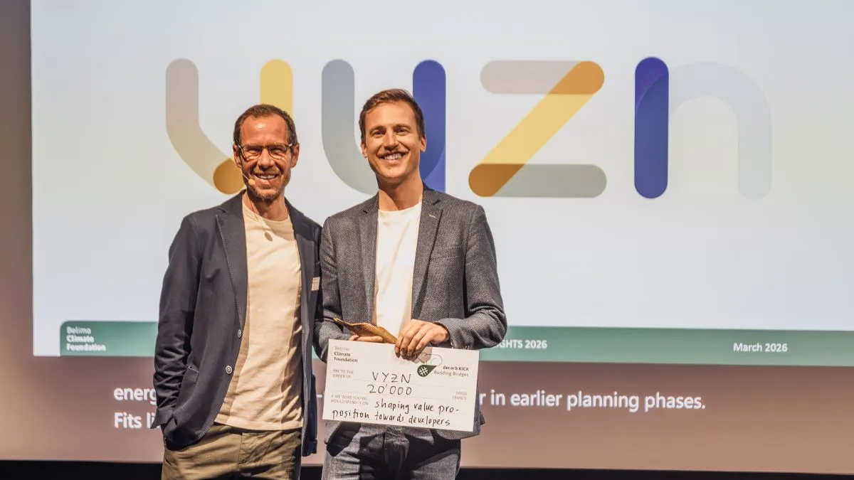 vyzn beim decarbKICK 2026 der Belimo Climate Foundation