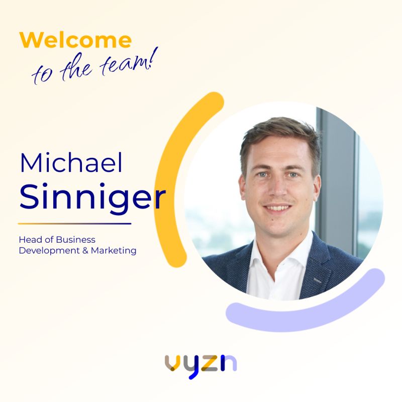 Welcome Michael Sinniger to the vyzn team!